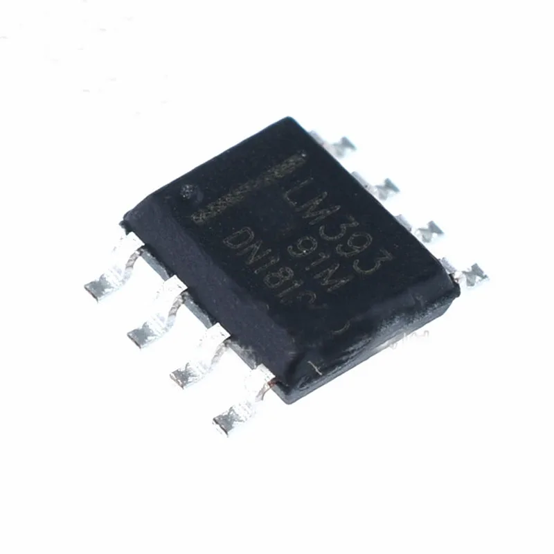 20PCS/lot New Chip LM393DR SOP-8 LM393 Low Power Voltage Comparator LM393DT