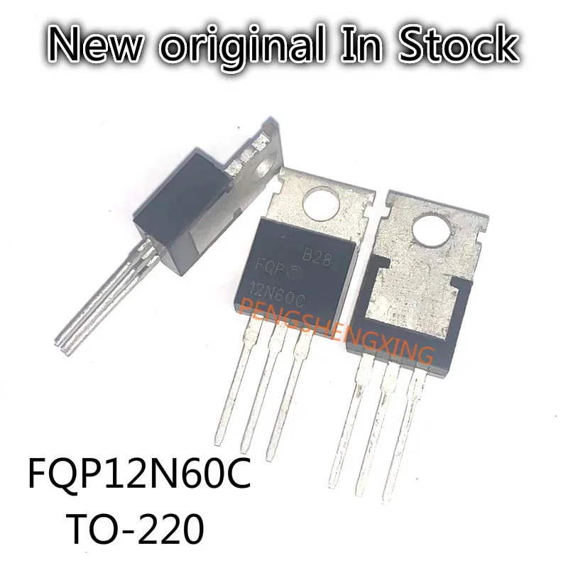 10 개/몫 FQP12N60C 12N60 MOS 전계 효과 튜브 12A 600V TO-220 새로운 오리지널 스팟 핫 세일