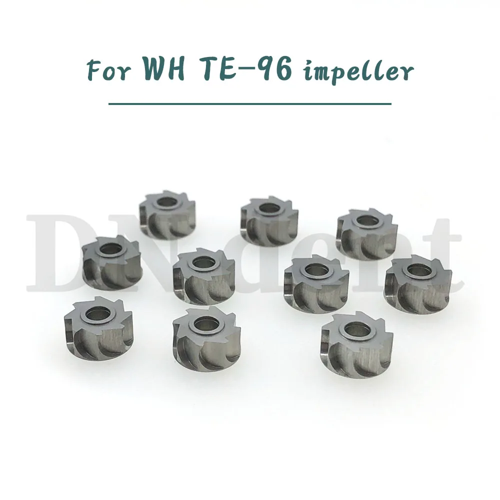 

10pcs Dental high speed handpiece Impeller WH TE-96 air turbine cartridge rotors fan Spare Parts