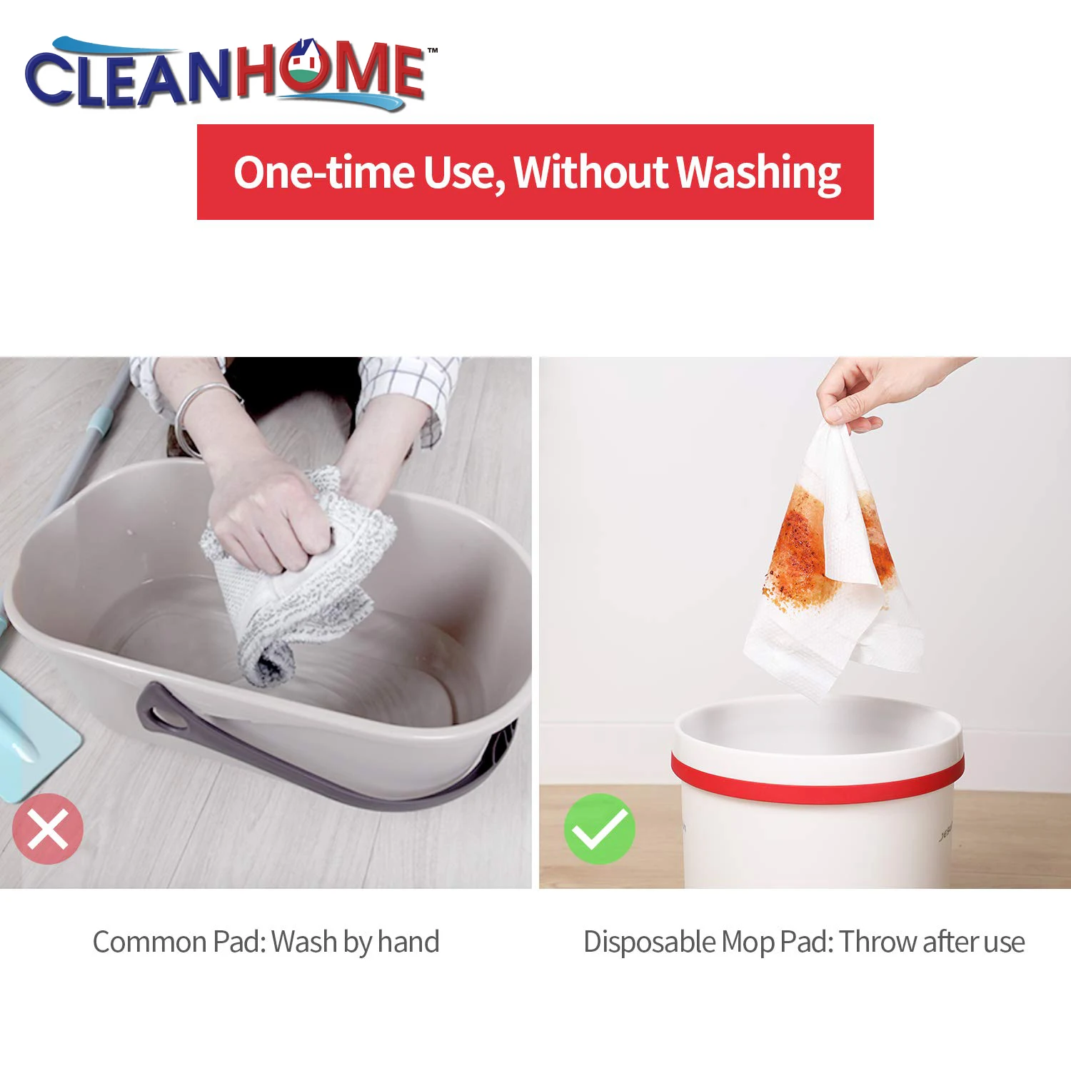 Disposable Dust Mop with 30 Dry Refill Wipes Pads Professional Hardwood Floor Cleaner for Home Cleaning