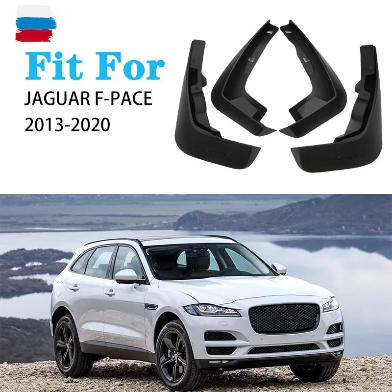 FOR JAGUAR F-PACE FPACE Mudguards Fender Mud Flap Guard splash Mudflaps car accessories auto styline Front Rear 4pcs 2013-2020