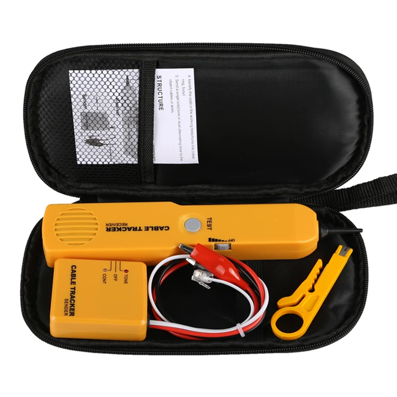 Tracker Diagnose Tone Finder Telephone Wire Cable Tester Toner Tracer inder Detector Networking Tools   