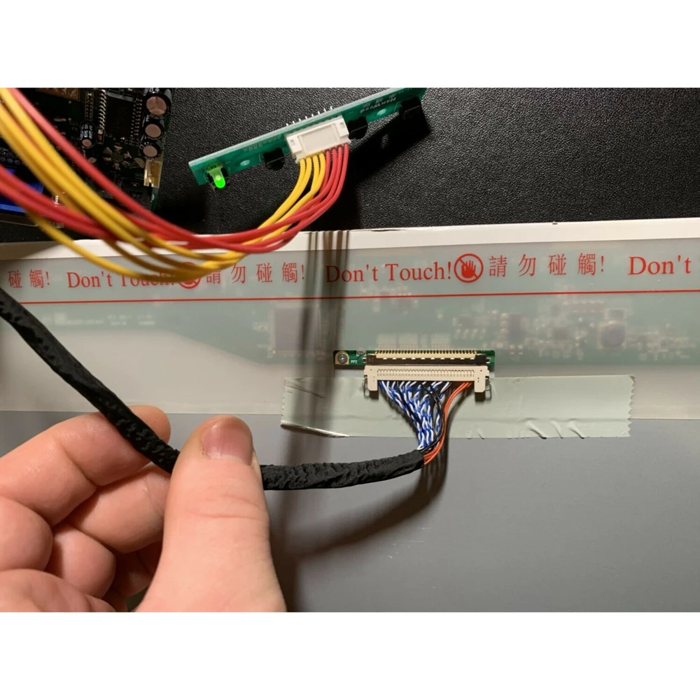 Dla LM240WU2 SL 1920X1200 24 "panel LCD płyta kontrolera DIY kompatybilny z HDMI ekran VGA DVI wyświetlacz Monitor