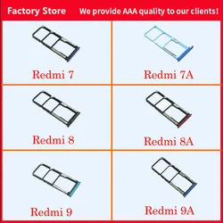 New For Xiaomi Redmi 7 7A For Redmi 8 8A SIM Card Tray Slot Holder For Xiaomi Redmi 9 redmi 9A