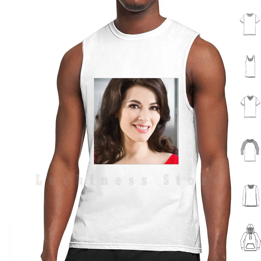 Nigella Lawson tank tops vest 100% Cotton Nigella Lawson Nigella Lawson Recipe Ingredients Tv Chef Hng I Would