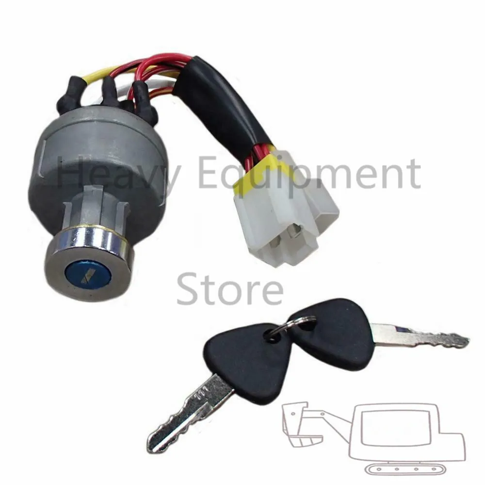 14526158 Ignition Switch For Volvo Excavator  Fit D4D D6D Engine EC140 EC210 EC240 EX360 ELI80-0145