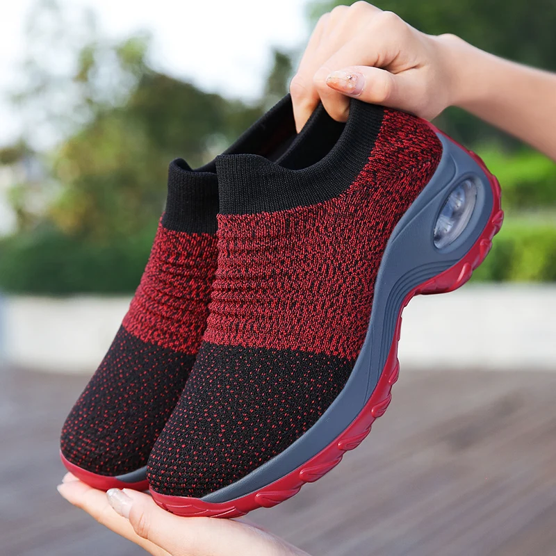 Cheap Running Shoes for Women Mesh Breathable Sneakers Outdoor Women Wear-resistant Sports Shoes Basket Femme Zapatillas Mujer