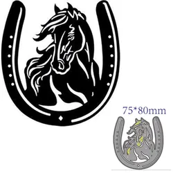 Metal cutting dies cut die mold Animal horse decoration Scrapbook paper craft knife mould blade punch stencils