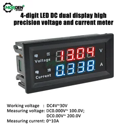 M4430 DC 100V 200V 120V 10A Electronic Volt AMP Meter Tester Digital Voltmeter Ammeter 0.28'' LED Display Voltage Regulator