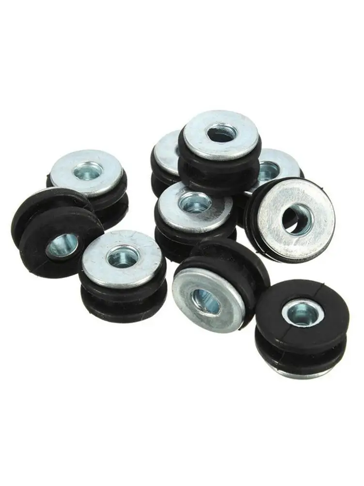 10 PCS Motorcycle Rubber Grommets Bolt Kit Valve Cushion Accessories Engine Parts Motorcycle Accessories