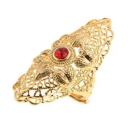 Ethiopian Gold Color Ring for Women Trendy African Arabian Charm Party Wedding Jewelry Gift