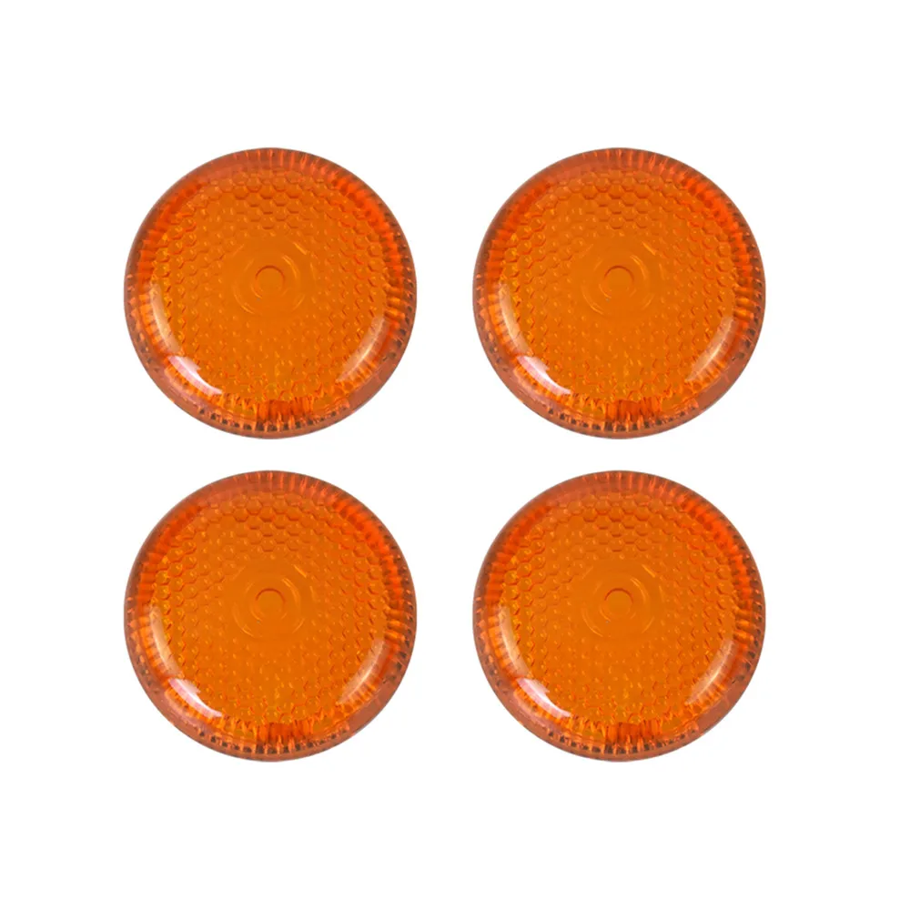 Motorcycle Turn Signals Light Indicator Lamp Lens Cover 2PCS/4PCS For Harley Touring Softail Dyna Sportster XL 883 1200 FLHX