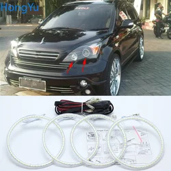 For HONDA CR-V CRV 2007 2008 2009 2010 2011 Super Bright white color 3528 SMD led Angel Eyes kit daytime running light DRL