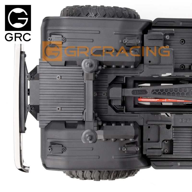 Grc piso traseiro com tanque de combustível para traxxas trx4 bronco/blazer/g500, chassi kit g161eb