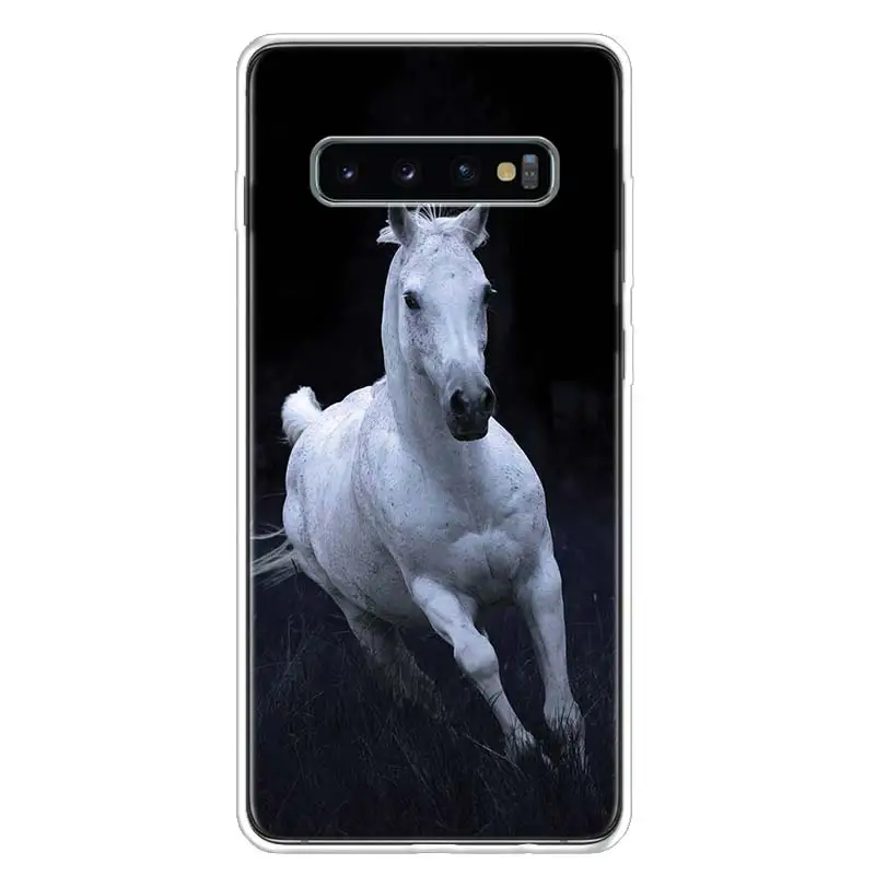 Galloping Horse For Samsung Galaxy S24 S23 S21 S22 Ultra S10 Plus S20 FE Phone Case S10E S8 S9 + Housing Shell Coque