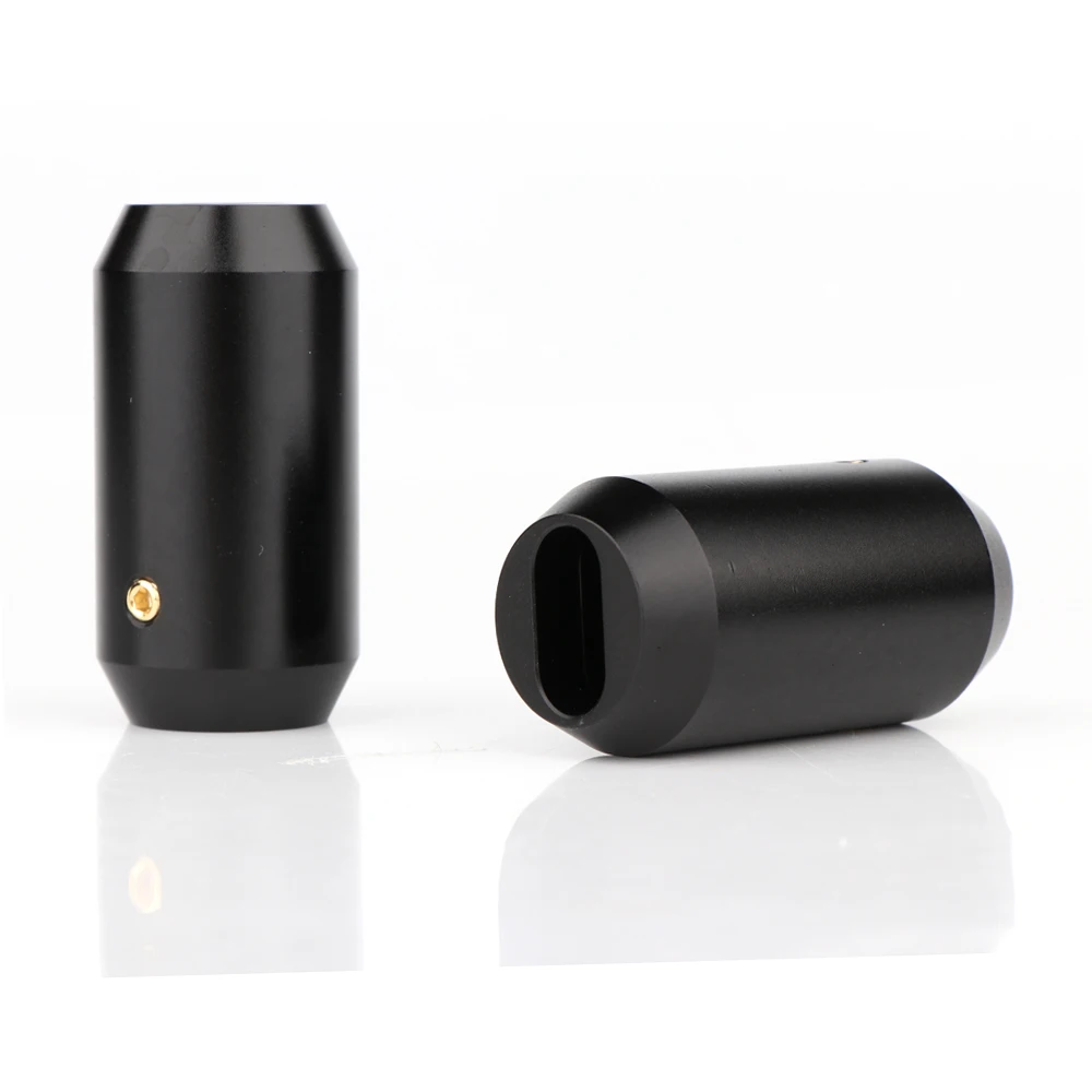 AL-1607/1608 b Hifi-Audio hose y Splitter 1 bis 2 Lautsprecher 7mm RCA-Kabel, Audio-DIY-Anschluss schwarze Kabel Drahts tiefel – Detail 7