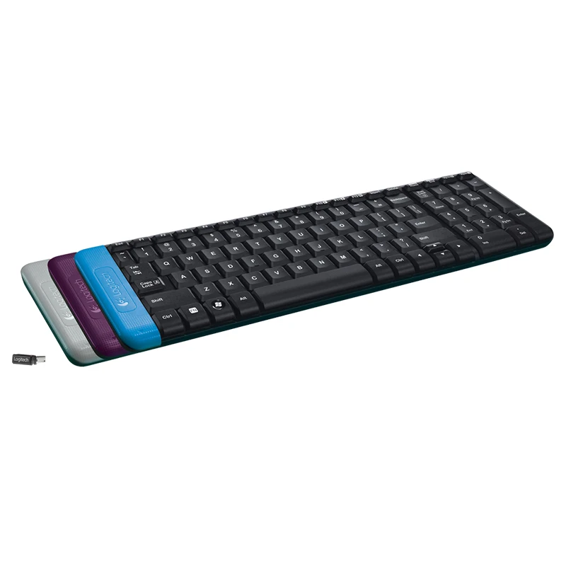 Original Logitech K230 Wireless Keyboard Standard Ergonomic Keyboard With wireless 2.4G receiver For Laptop PC Gamer Home Office