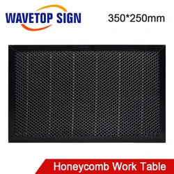 WaveTopSign-Laser Honeycomb Mesa de trabalho, Board Platform, Laser Peças para CO2 Laser Gravador, máquina de corte, 350x250mm Tamanho