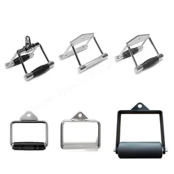 Fitness D-Handle Machine Attachments， Biceps triceps Traning Pulling down Weight Lifting Gym Home Workout Equipment Accessories