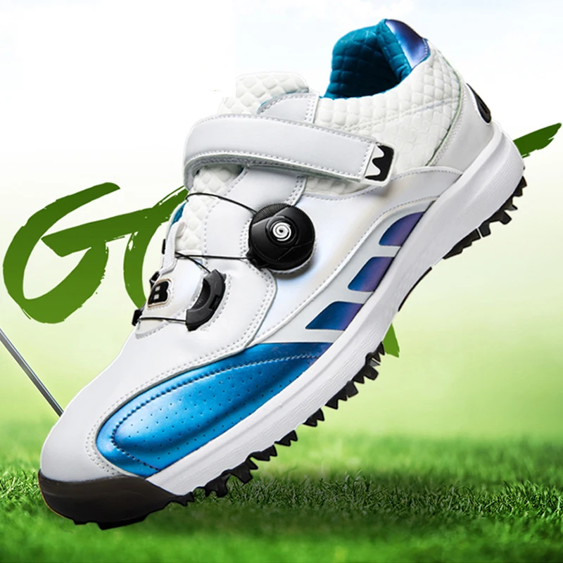 

New Men Professional Golf Shoes 6 Spikes Outdoor Grass Breathable Sport Sneakers for Golfer Men Size 38-45 Golf Sneakers