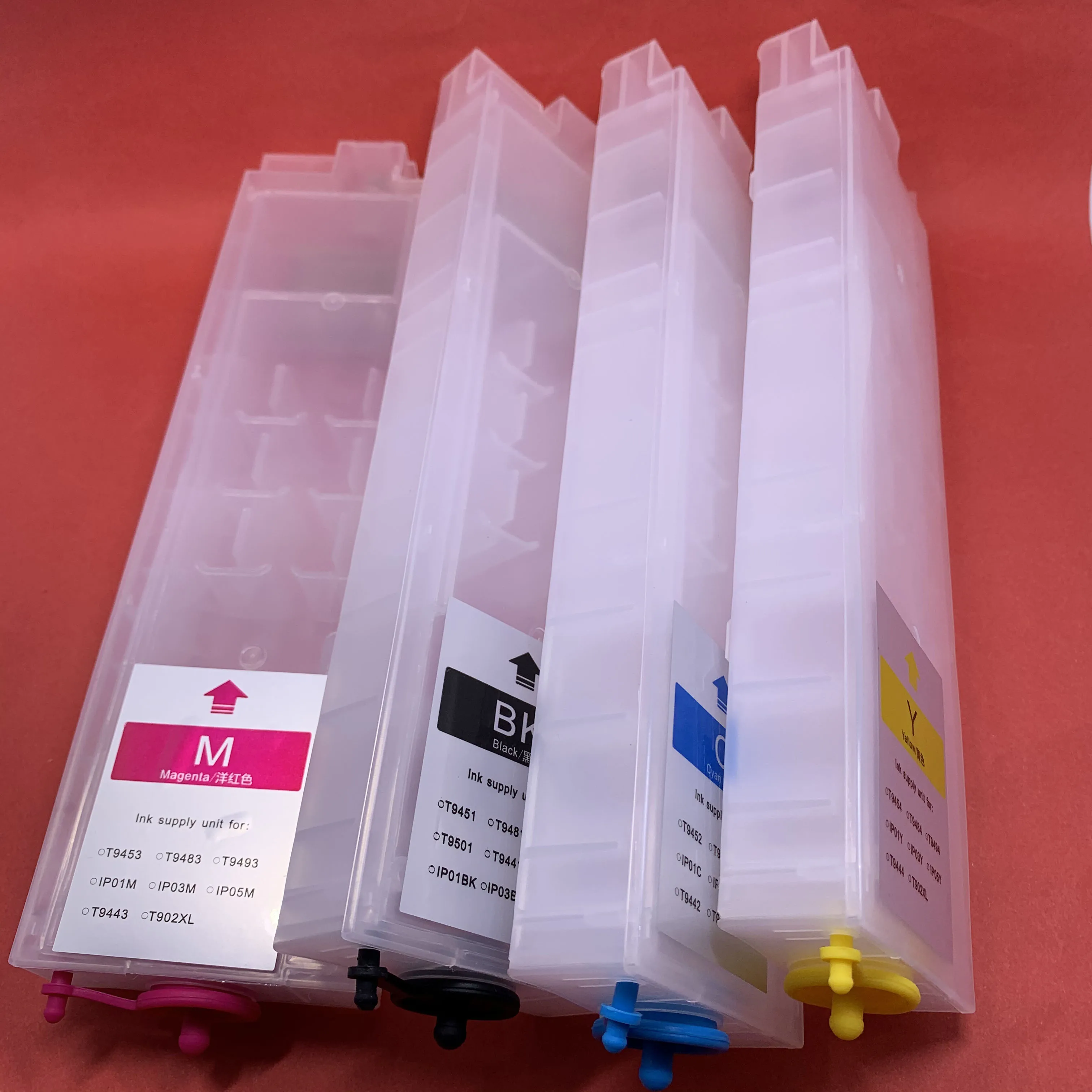 

YOTAT T9441-4 / T9451-4 Refilable ink cartridge T944 T945 for Epson Workforce Pro WF-C5790DWF WF-C5710DWF WF-C5290DW WF-C5210DW