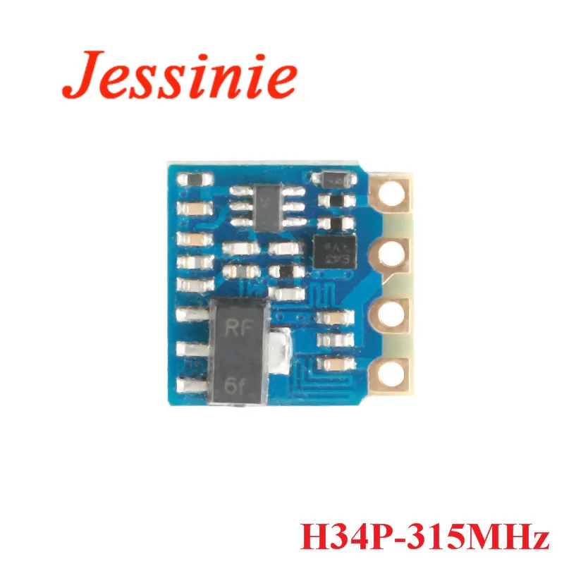 โมดูลส่งสัญญาณ RF 433MHz 315MHz โมดูลการส่งสัญญาณแบบไร้สายรีโมทคอนโทรลการส่งสัญญาณระยะไกล H34P H34S H34C H34A