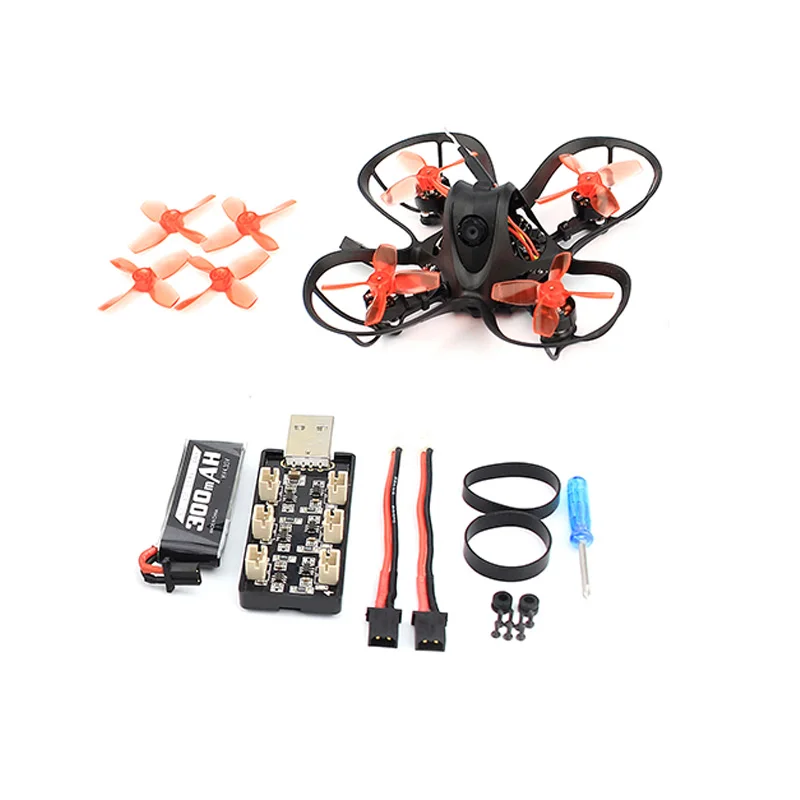 EMAX Nanohawk 65mm Whoop FPV Beginner Indoor Racing Drone BNF FrSky D8 Runcam Nano3 25mw VTX 5A Rc Plane