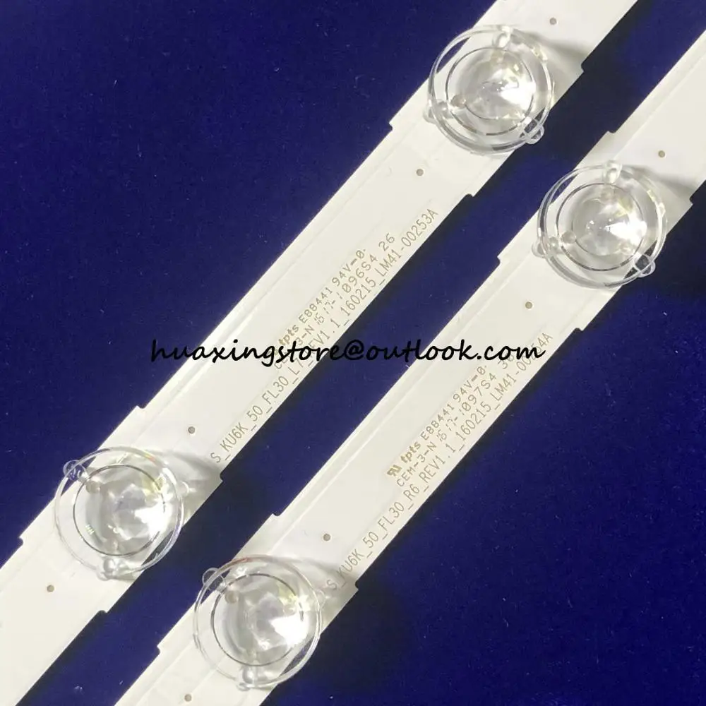 LED شريط إضاءة خلفي ل UE50KU6000 UE50KU7000 UE50MU6100 UE50MU7000U UE50KU6020 UE50KU6070 V6DU-500DCA-R2 V6DU-500DCB-R2