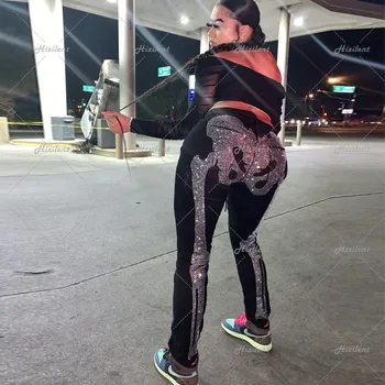 라인 석 본 y2k 그런지 여성 펑크 하라주쿠 남성 조깅 바지, 스포츠 바지 캐주얼 바지 스포츠웨어 조깅 바지