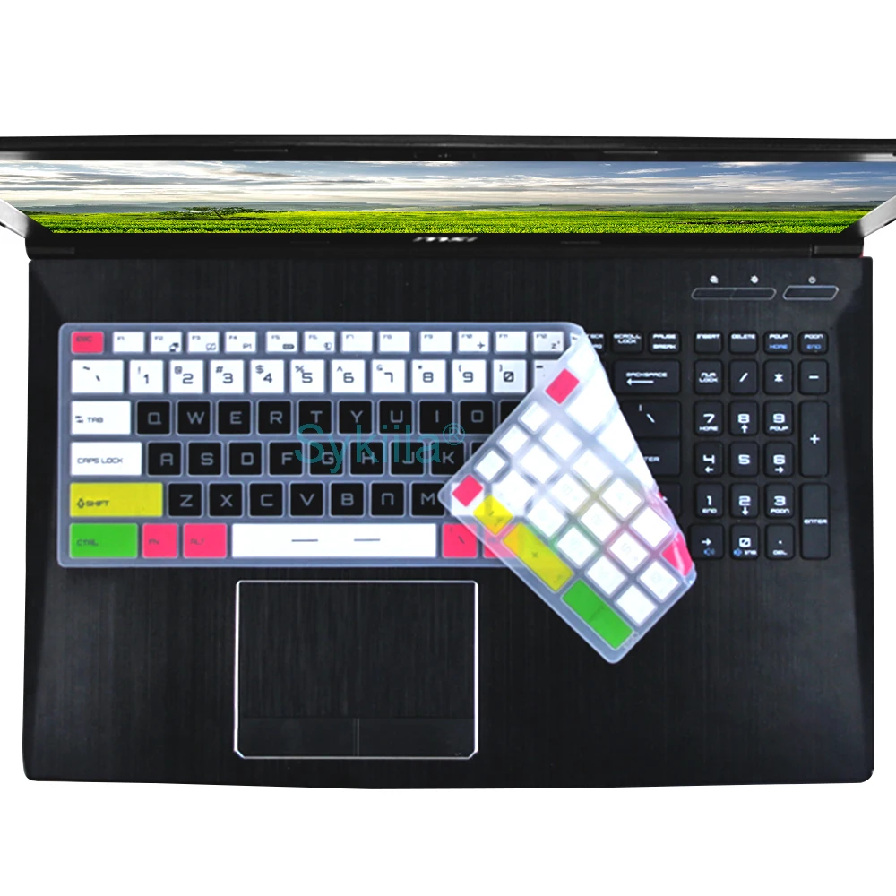 Keyboard Cover for MSI GL75 Leopard GL65 Pulse GL66 Pulse GL76 GL73 GL72 GL63 GL62 Silicone Laptop Protector Skin Case Accessory