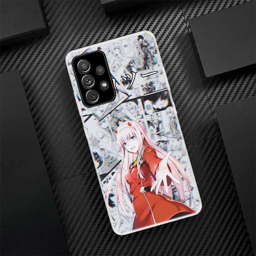 Zero Two Darling In The FranXX Phone Case For Samsung Galaxy A55 A54 A52 A53 A15 A14 A12 A13 A25 A24 A22 A23 A35 A34 A32 A33 A04