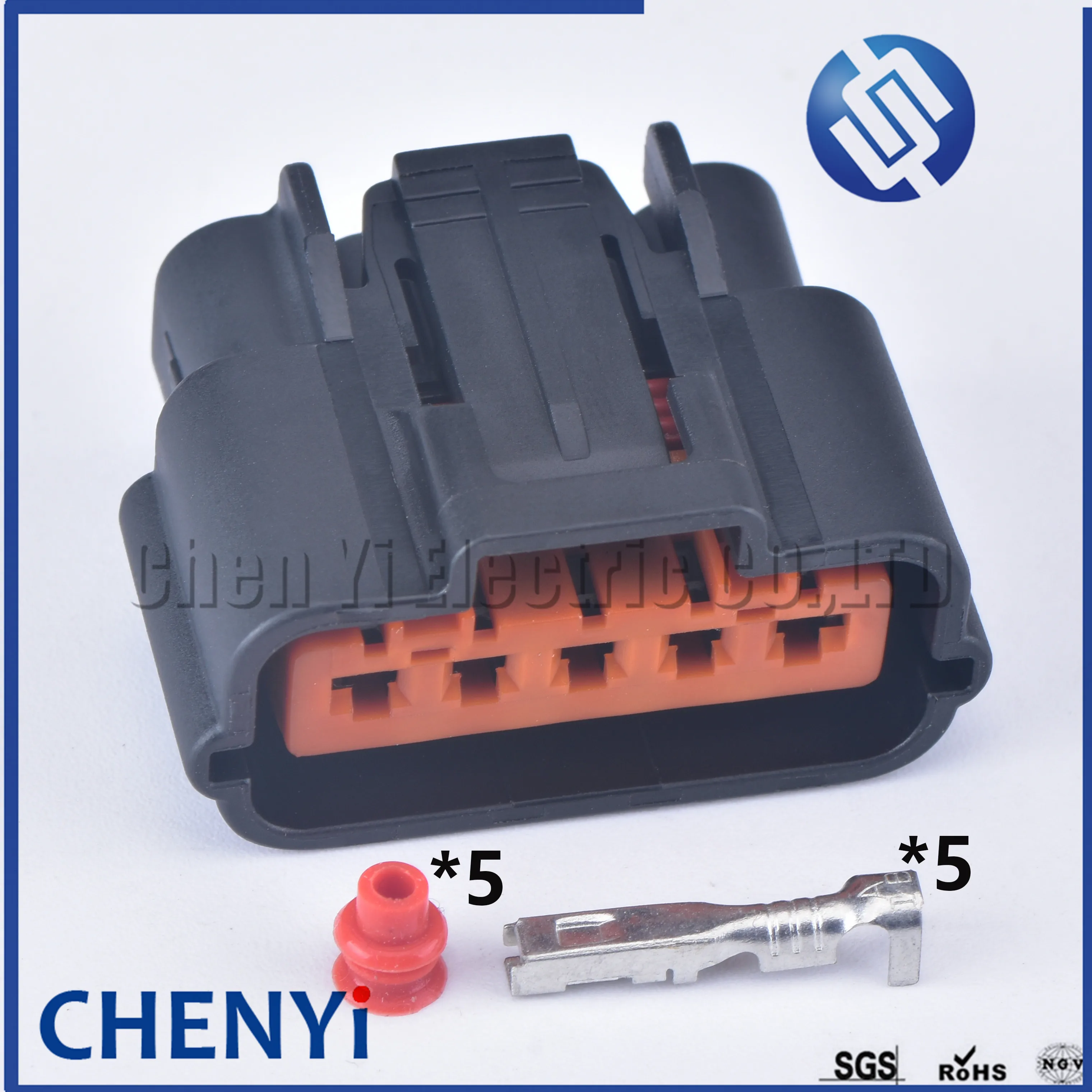 5 Pin 2.2 mm female Automotive waterproof connector, door lock module harness plug 6195-0276 For Toyota Nissan Mazda