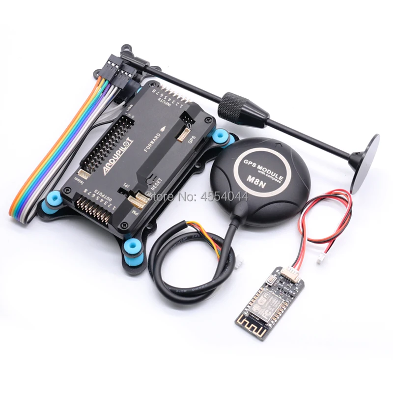 APM 2.8 flight controller arducopter plane Ardupilot Wifi Module M8N GPS gps stand shock absorber