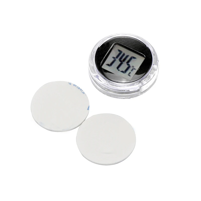 High Quality Car Digital Thermometer Decoration Accessory LCD Car Digital Window Clock On Window Fahrenheit