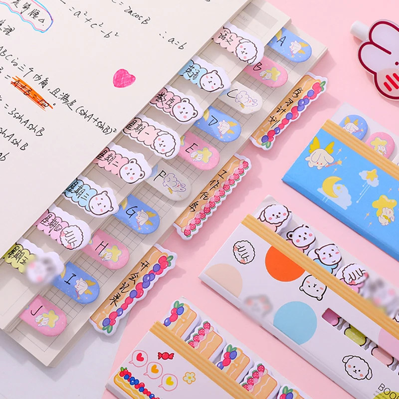 1Pcs Cartoon Leuke Anime Memo Pad Sticky Notes Student Briefpapier Index Planner Bericht Papier Sticker Memo Tags