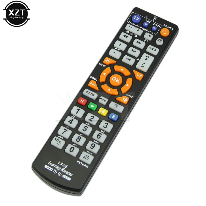 Télécommande intelligente universelle IR L336 avec fonction d'apprentissage pour TV CBL DVD SAT STB DVB HIFI TV BOX VCR STR-T contrôleur d'apprentissage