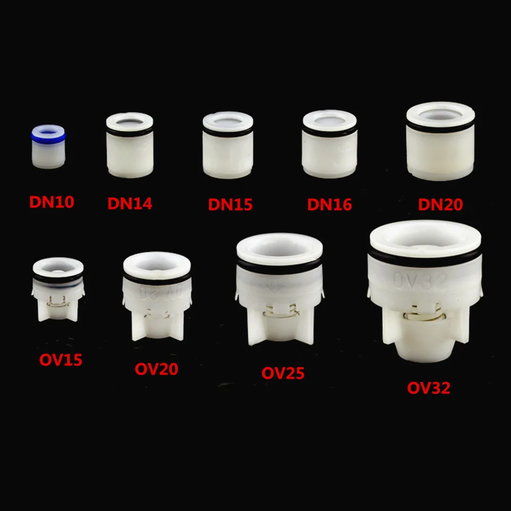 1Pcs Plug-in Plastic Non-Return Valve Spring Check For 10-32mm Aquarium Garden irrigation Water Meter Valve Anti Drip