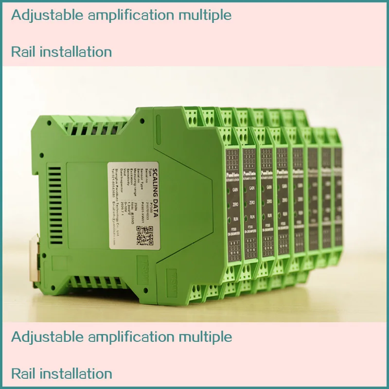 

Rail-mounted Weighing Force Torque Sensor Signal Amplifier Strain Type Full Bridge Signal Amplifier