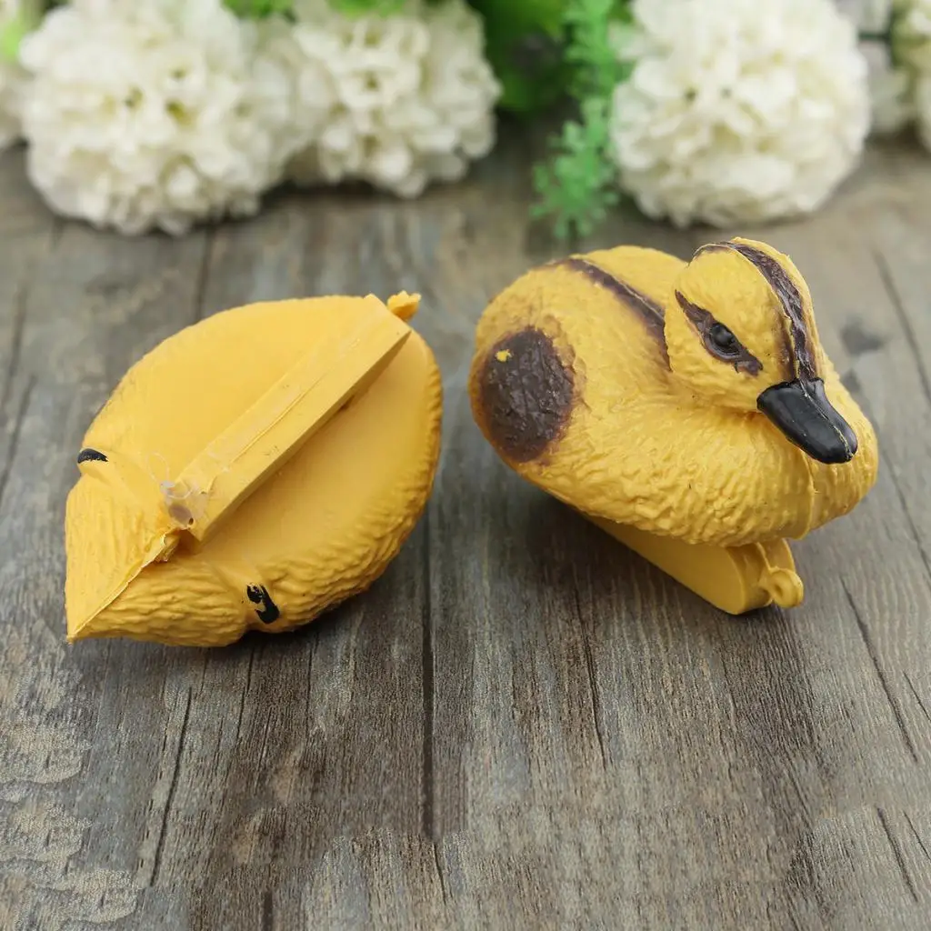 3szt Baby Ducking Floating Ducklings Fish Pond Ornament Plastic Decoy
