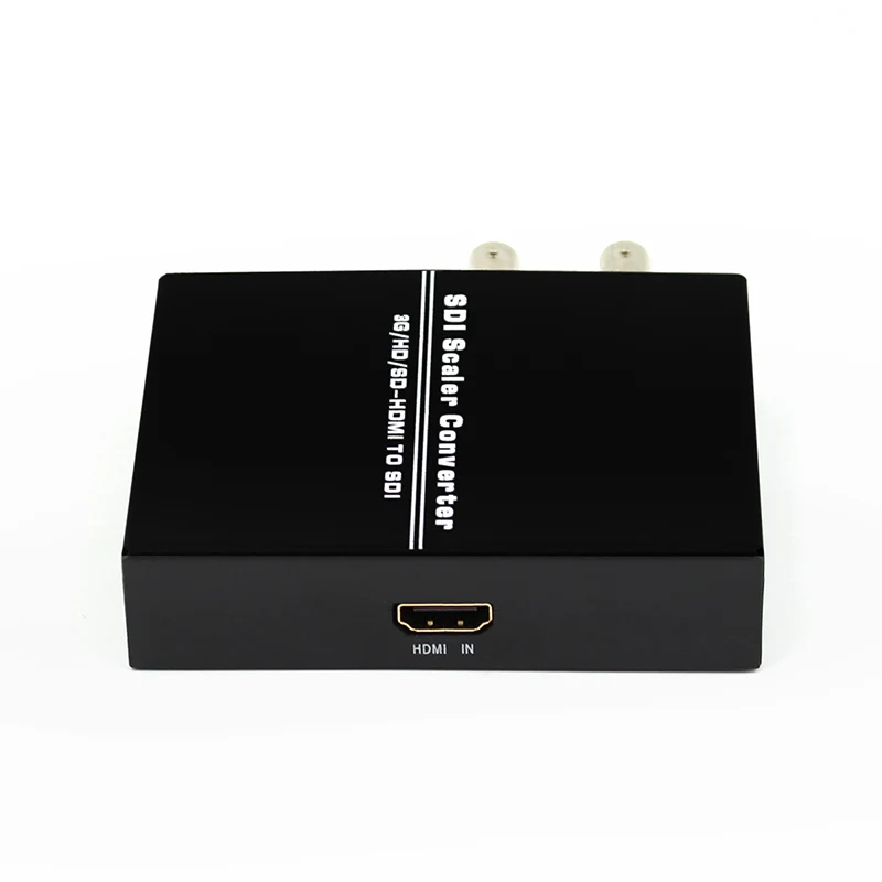 HDMI to 2 SDI Scaler Converter 1080P Full HD 2 Port SD/HD/3G-SDI BNC SDI for TV DVD Monitor Adjustable Resolution