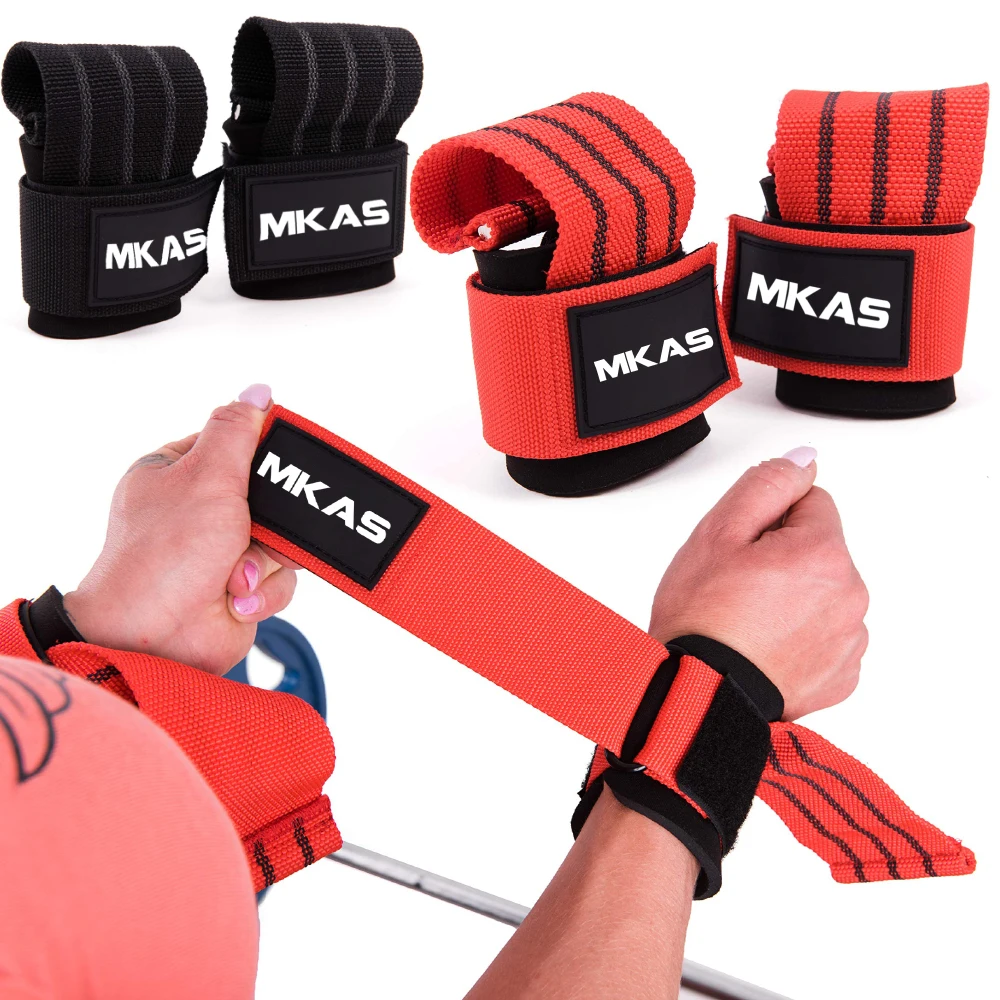 Power Lifting Straps WeightLifting Gym Handschuhe Kreuzheben Handgelenkschlaufen Hand Palm Assist Gear Für Klimmzugstange Langhantel Hanteltraining