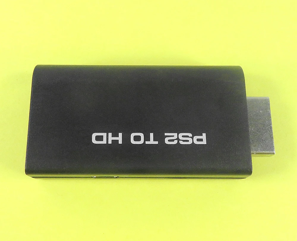 1 Juego para PS2 a HDMI, adaptador convertidor de Audio y vídeo 480i/480p/576i compatible con salida de 3,5mm, compatible con modos de visualización