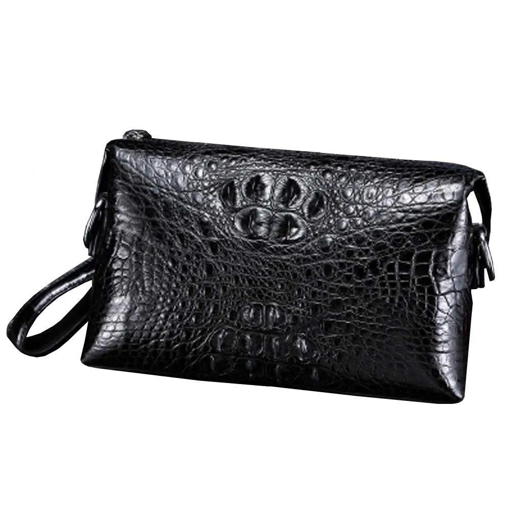 

xingmengda crocodile men clutch bags male bag new large capacity Hand caught Male clip package male crocodile bag