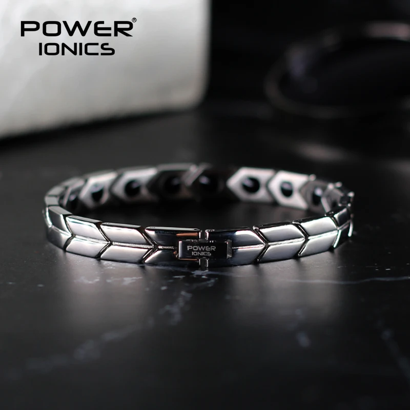 Power Ionics 100% Titanium Germanium Powder Fashion Bracelet