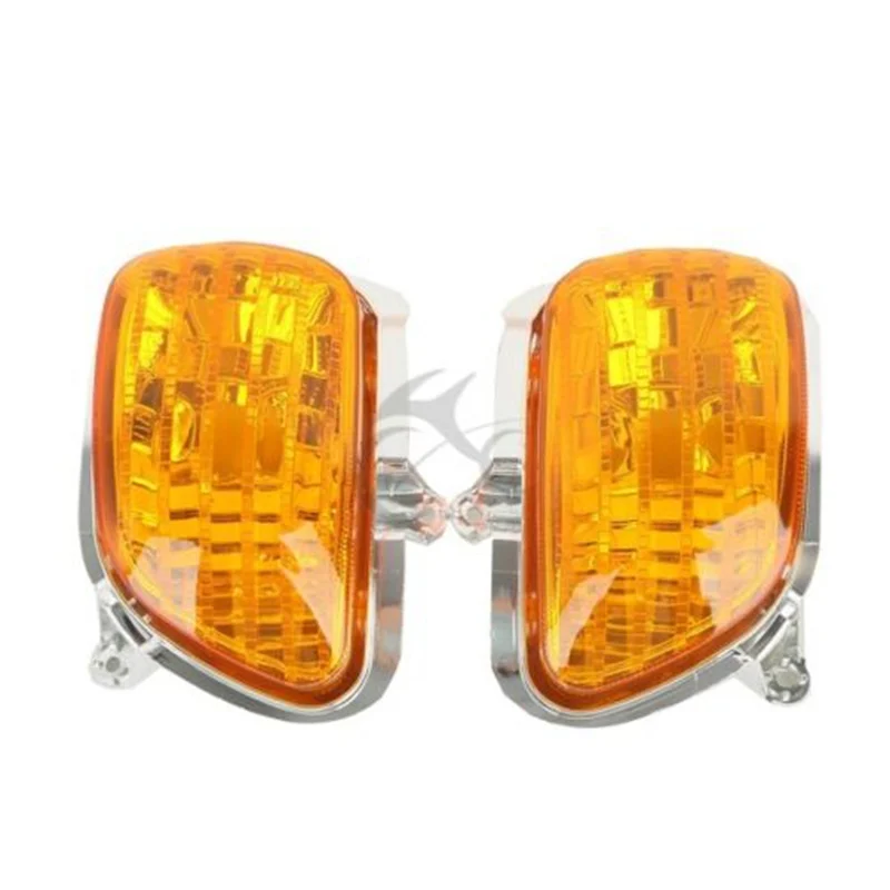 Motorcycle Front Turn Signal Lens Shell For Honda Goldwing GL1800 GL 1800 2001-2014 2013 2012 2011 2010 Clear/Orange/Smoke