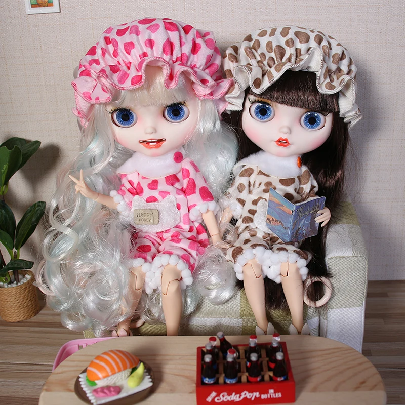 ICY DBS Blyth doll clothes 1/6 bjd household pajamas animal series suit suitable for Licca Azone body