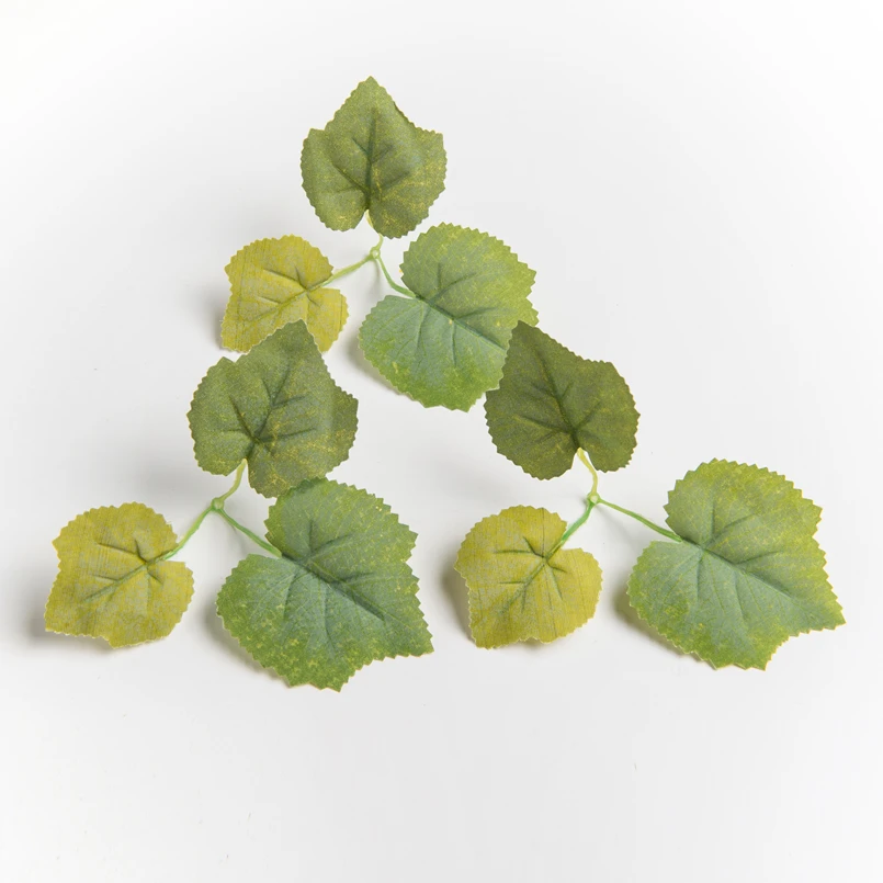100PCS Seide Ahornblatt Großhandel Künstliche Pflanzen Hochzeit Dekorative Blumen Kränze Home Garten Dekoration Weihnachten Girlande