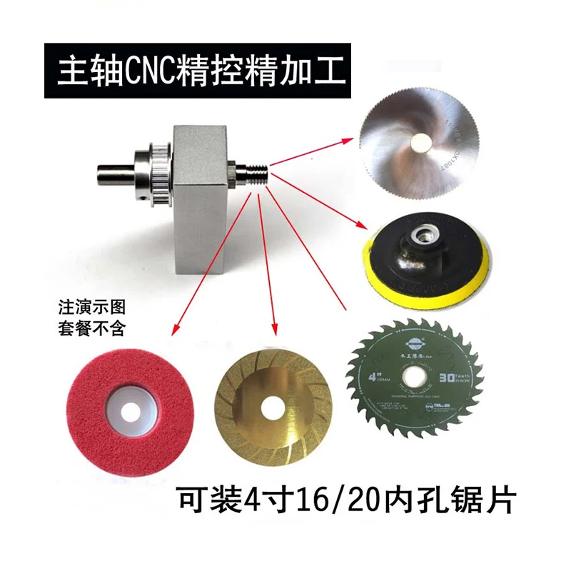 DIY Table Saw Spindle Assembly Mini Woodworking Table Saw Cutting Machine Saw Bearing Block Table Saw Spindle Seat