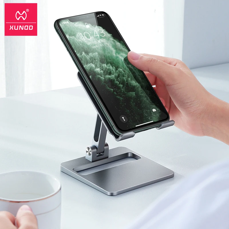 For 아이패드 미니6 거치대 Xundd Adjustable Foldable Height Angle Phone Holder подставка for Samsung S24 S23 Ultra Mi 13 14 Ultra