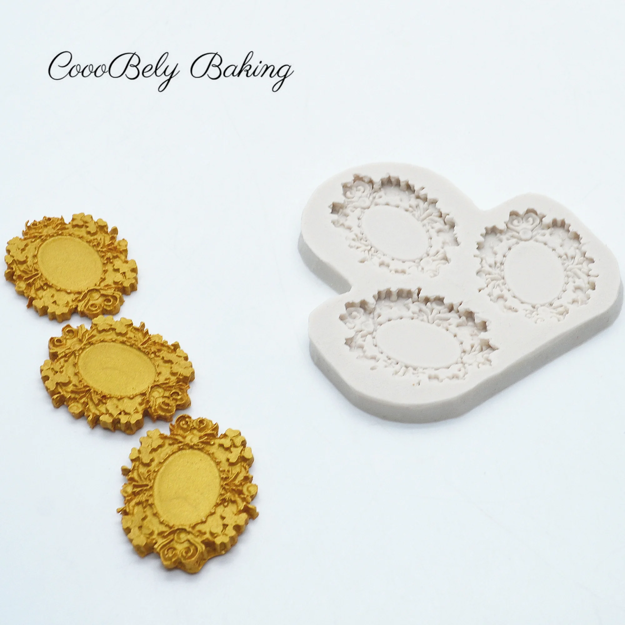 Photo Frame Flower Silicone Molds For Baking Fondant Cake Decoration Silicone Mold Hand Made Decorating Leaves Chocolate Candy